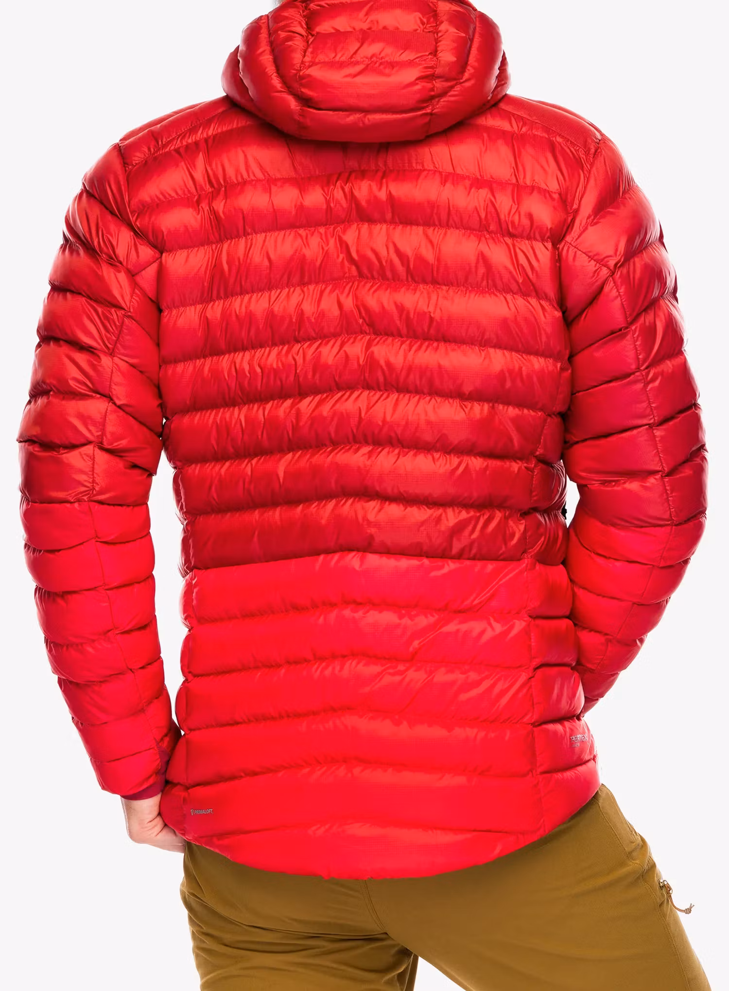 Kurtka ocieplana Rab Cirrus Alpine - tuscan red/dark horizon
