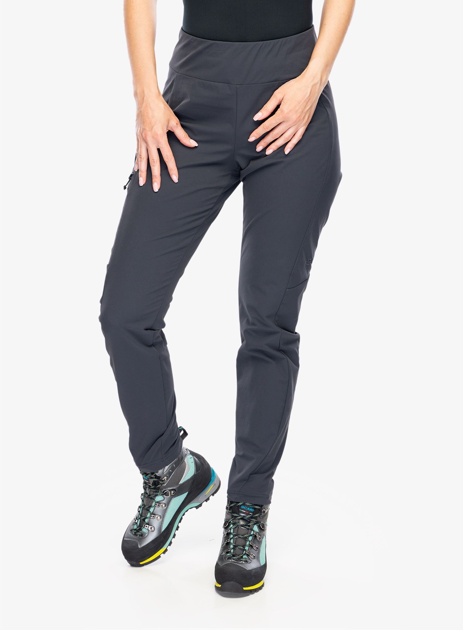 Spodnie softshell damskie Rab Elevation Pants - beluga