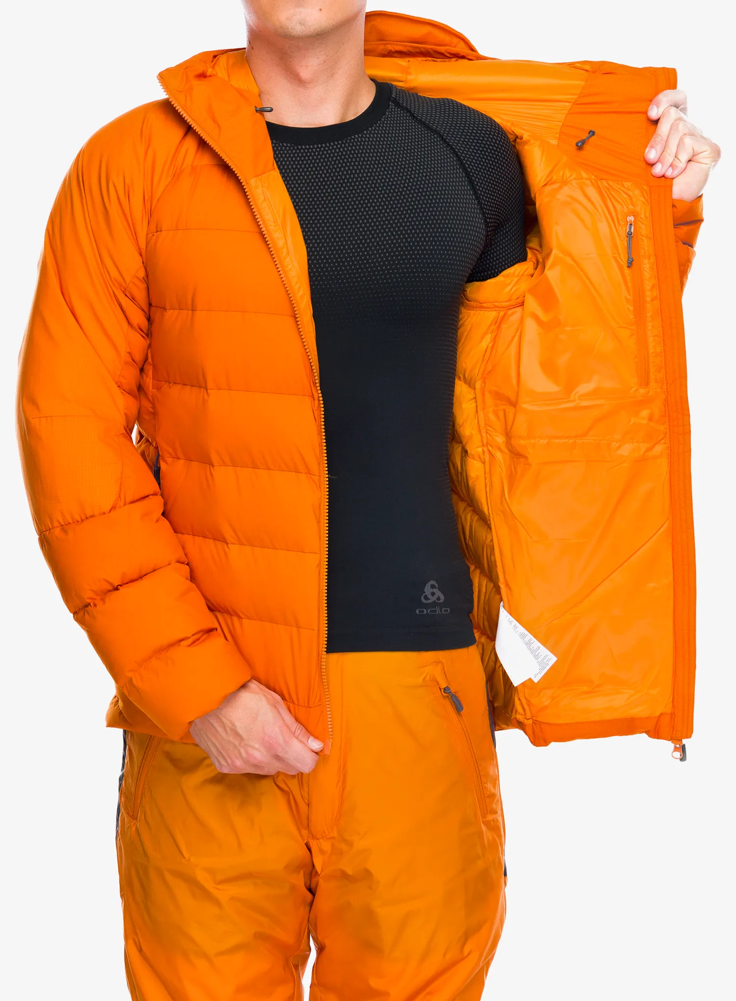 Kurtka puchowa Rab Infinity Alpine Jacket - marmalade