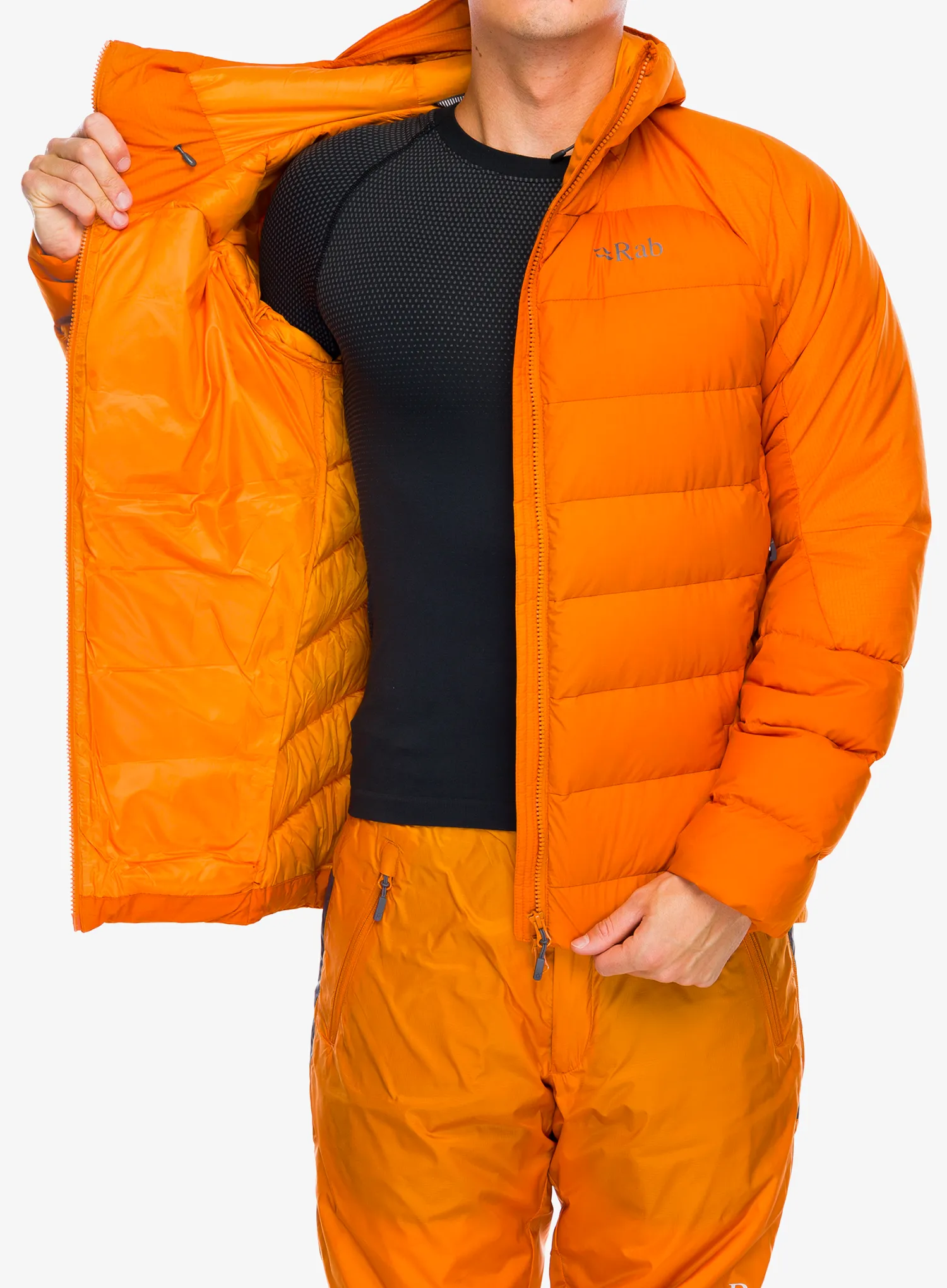 Kurtka puchowa Rab Infinity Alpine Jacket - marmalade