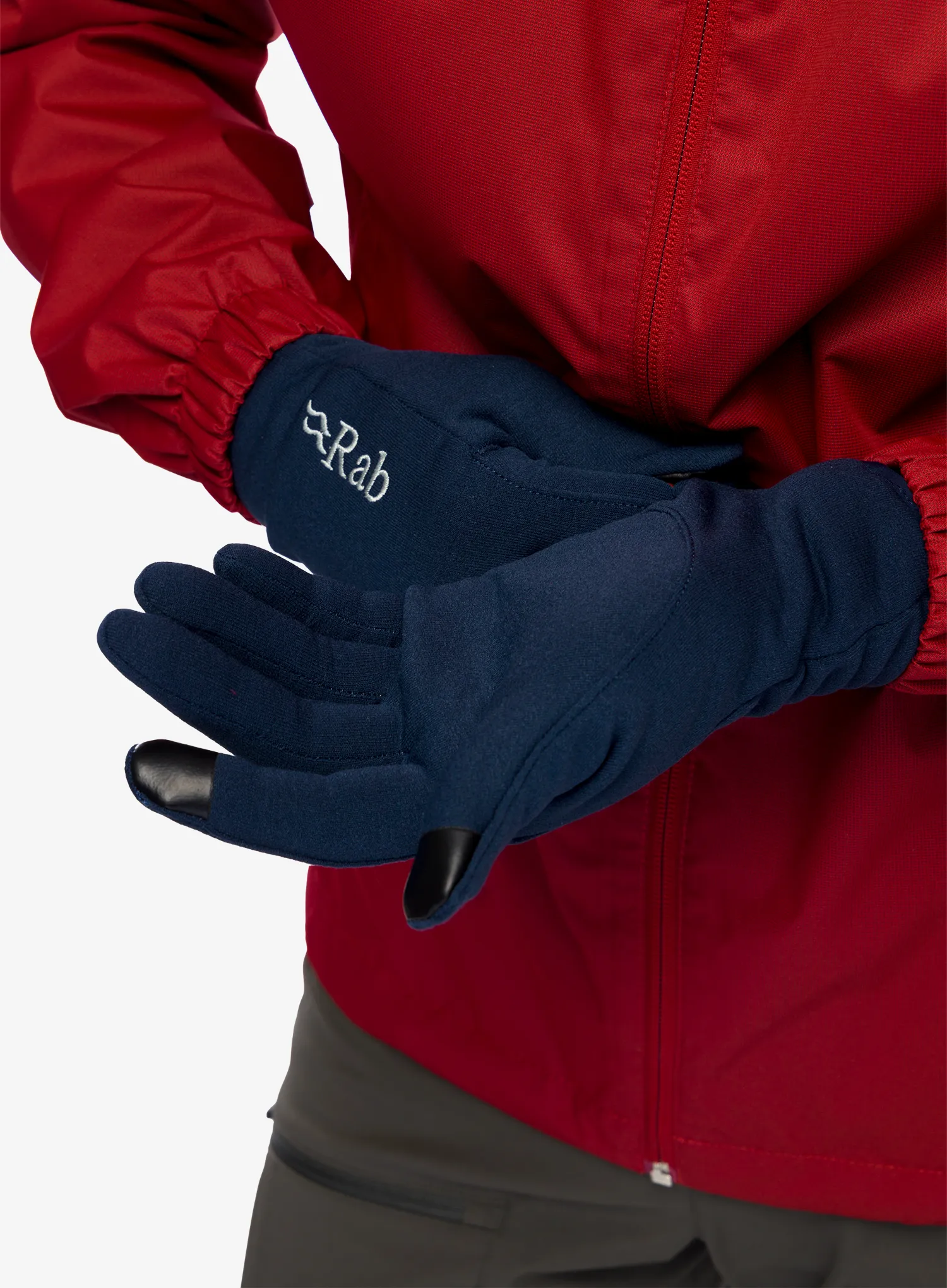 Rękawiczki Rab Power Stretch Contact Glove - deep ink