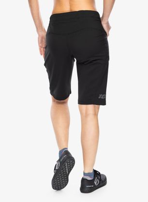 Szorty rowerowe damskie 100% Ridecamp Short - black