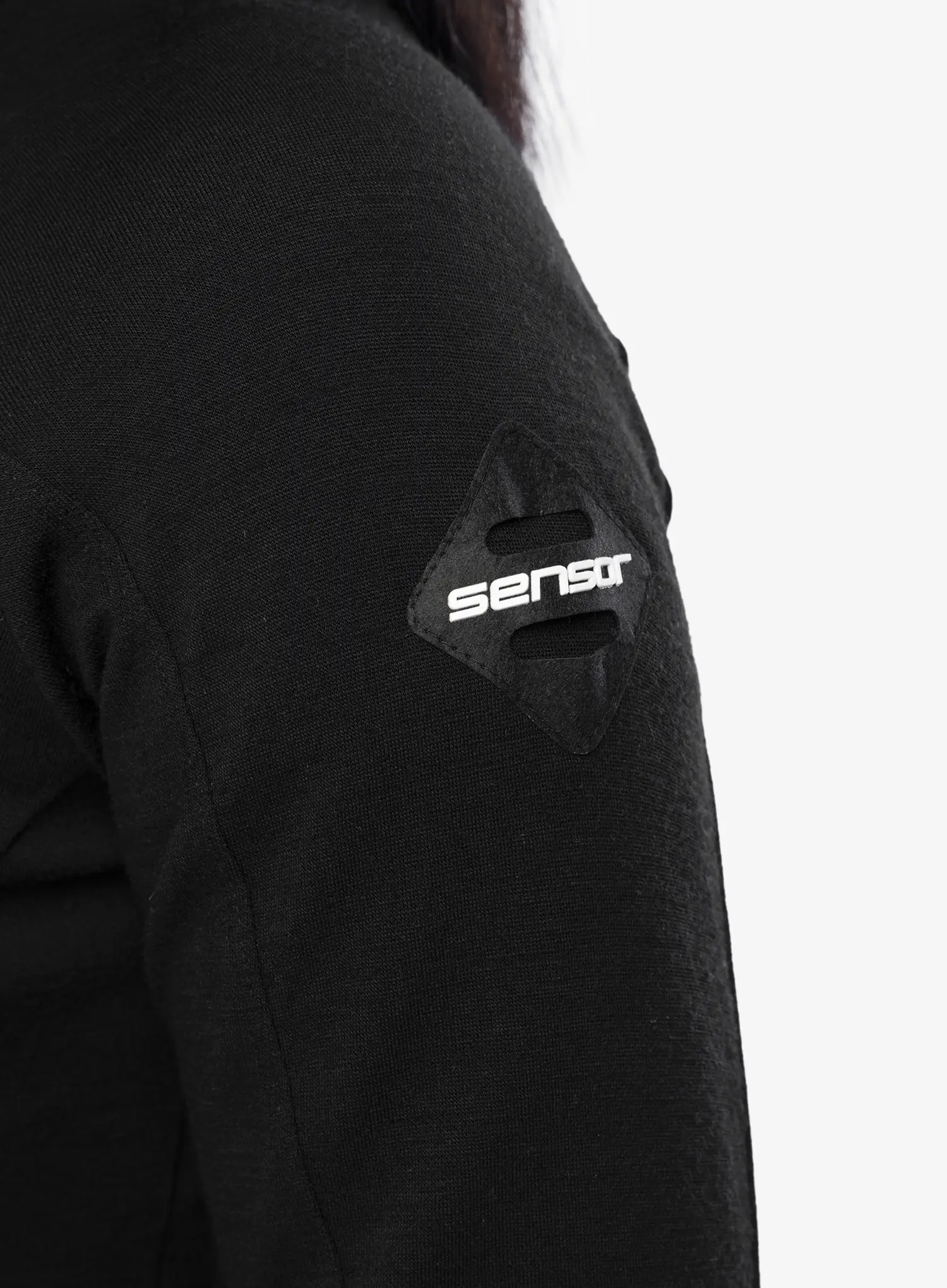 Bluza damska Sensor Merino UP Fleece Full Zip - black