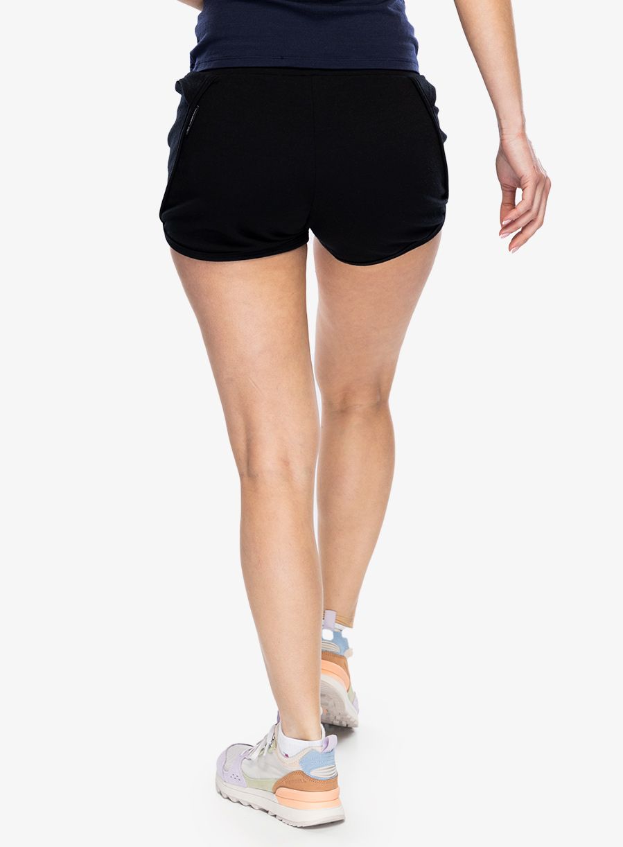 Spodenki damskie Sensor Merino Upper Traveller Shorts - black