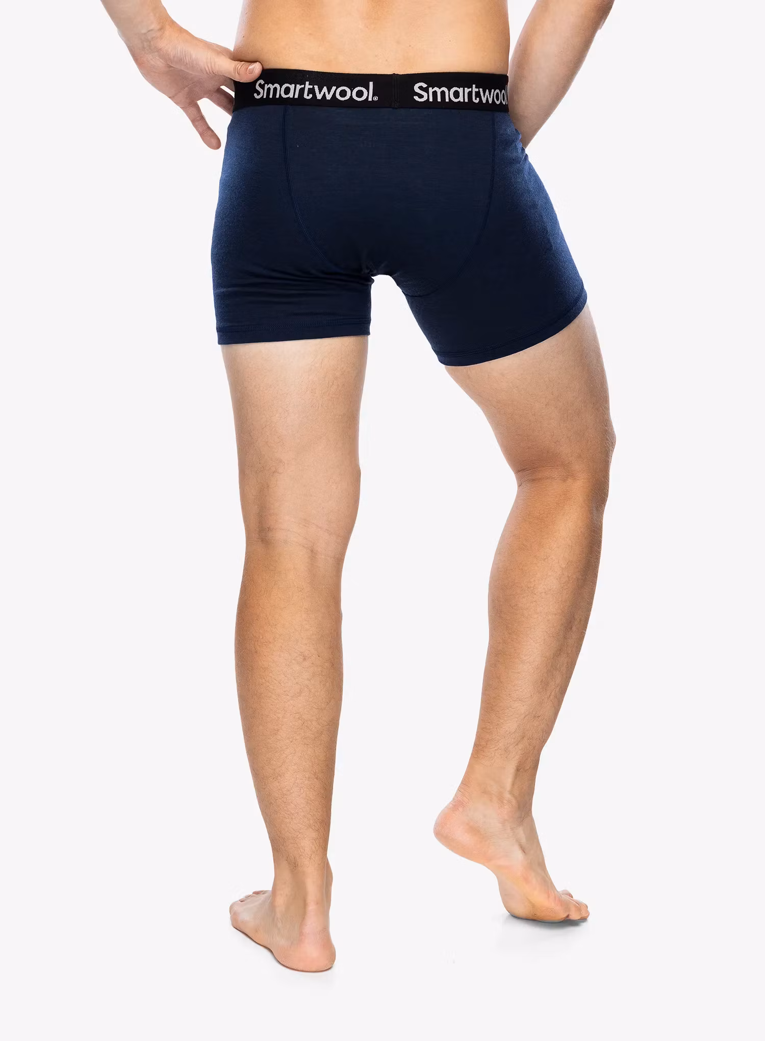 Bokserki termoaktywne Smartwool Merino Boxer Brief Boxed - deep navy
