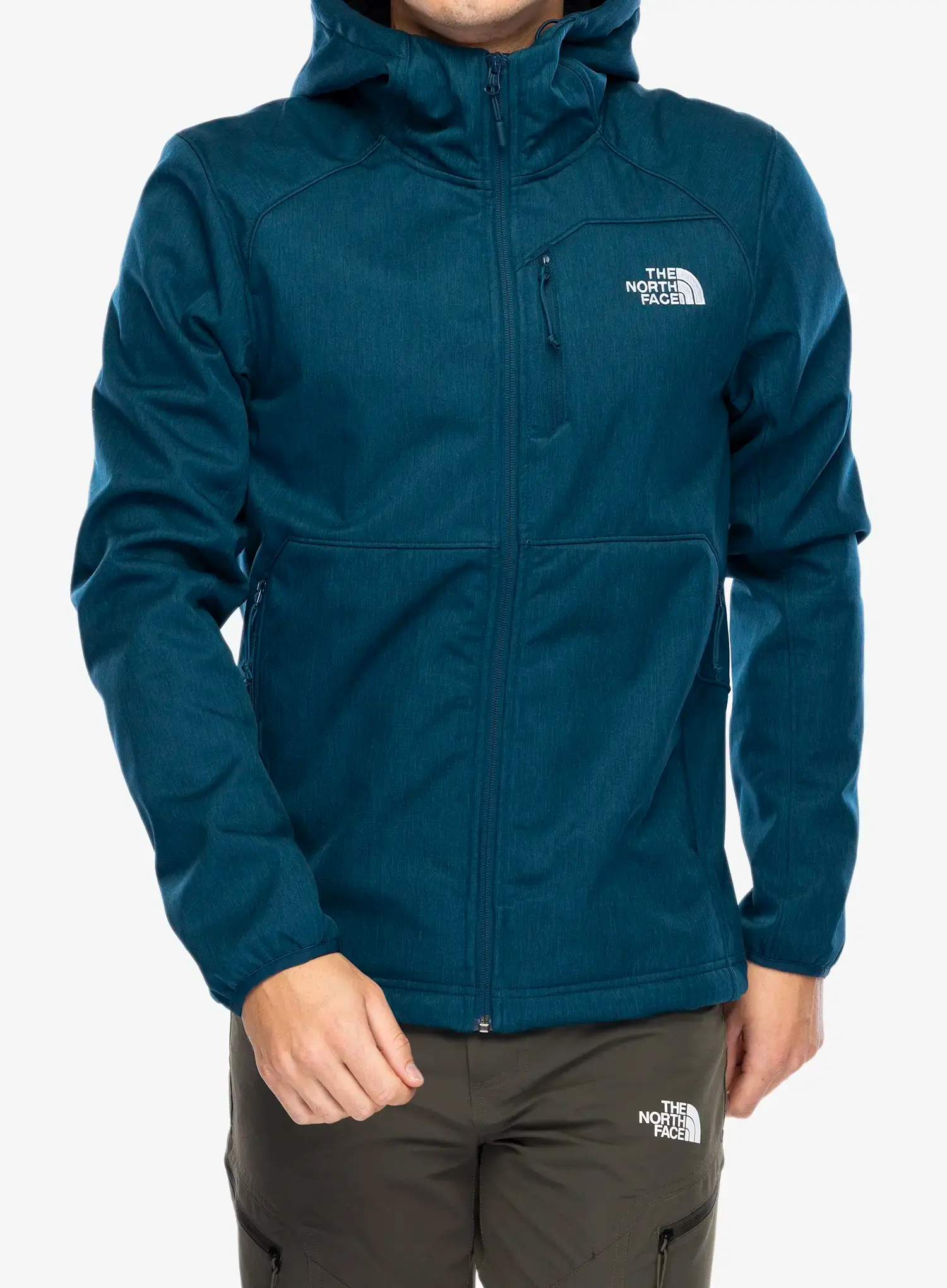 Kurtka softshell The North Face Quest Hooded Softshell - midnight petrol dark heather