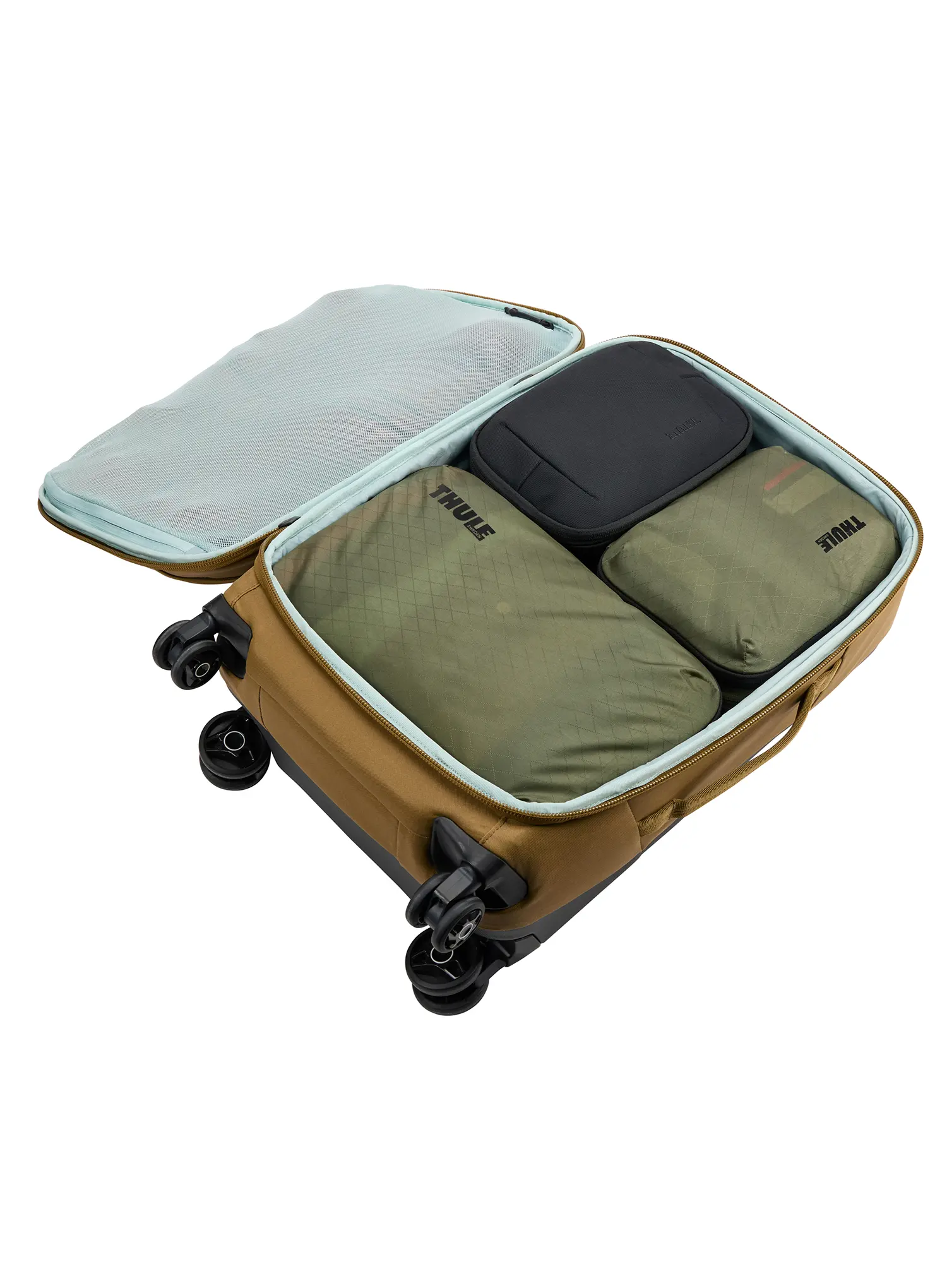 Zestaw organizerów Thule Compression Cube Set - soft green