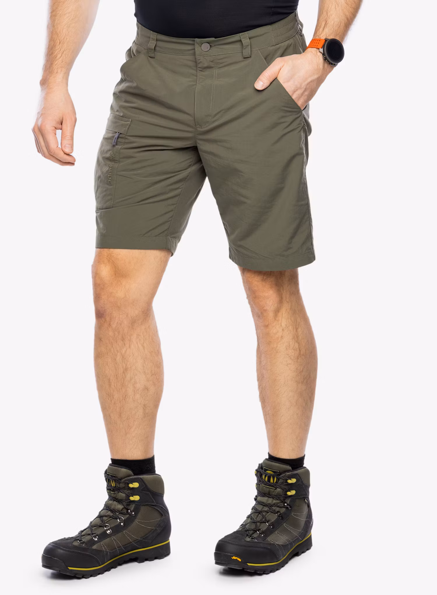 Spodenki turystyczne Vaude Farley Bermuda V - khaki uni