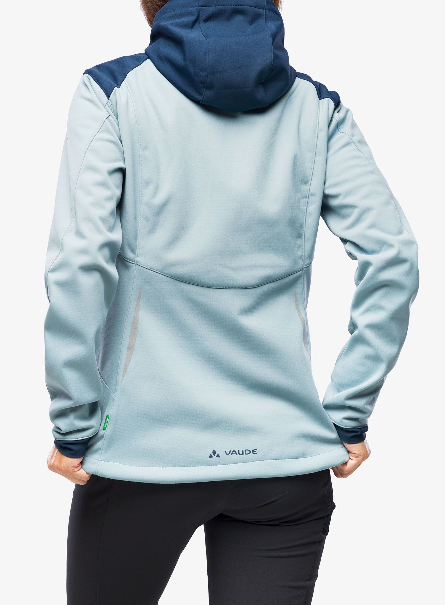 Kurtka rowerowa damska Vaude Qimsa Softshell Jacket - cloudy blue