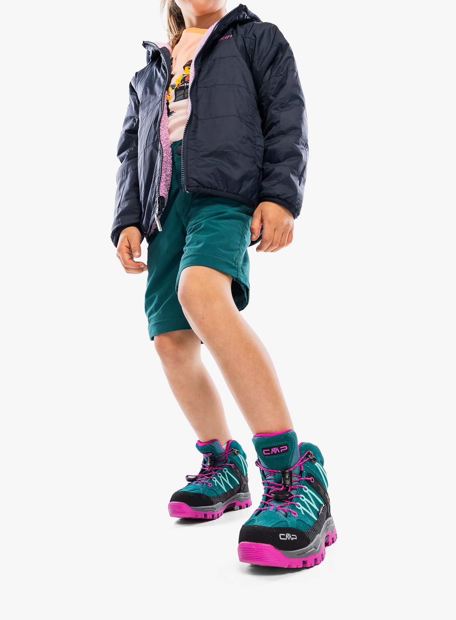 Kurtka dziecięca Viking Play Reversible Pilejacket - lavender