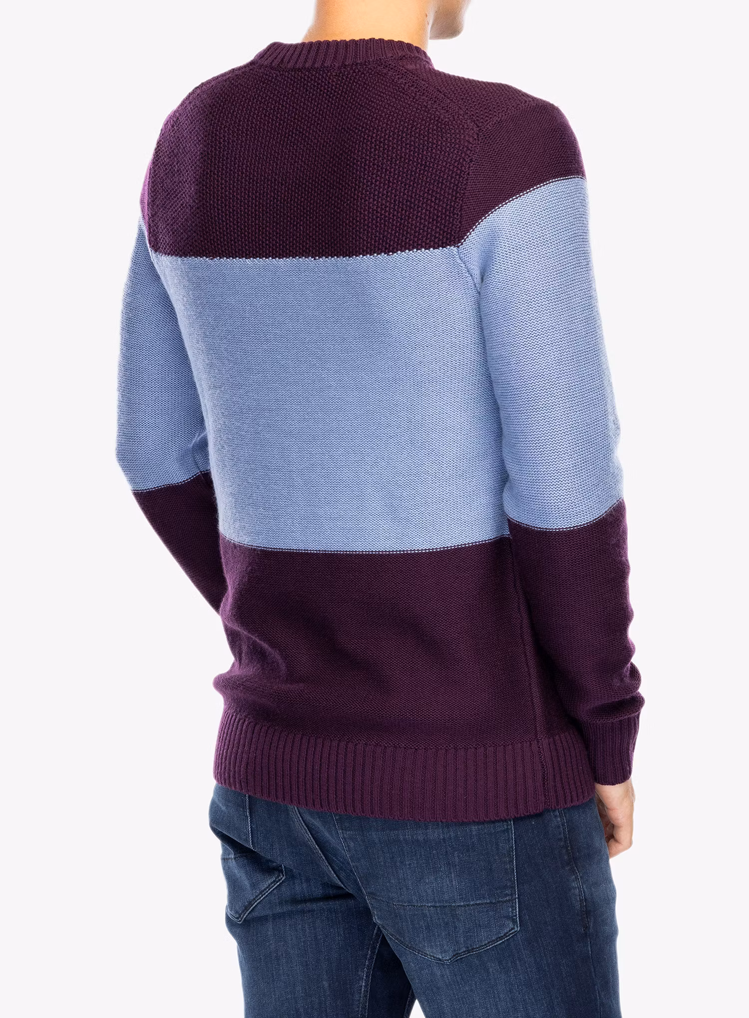 Sweter męski Icebreaker Waypoint Crewe Sweater - nightshade/kyanite