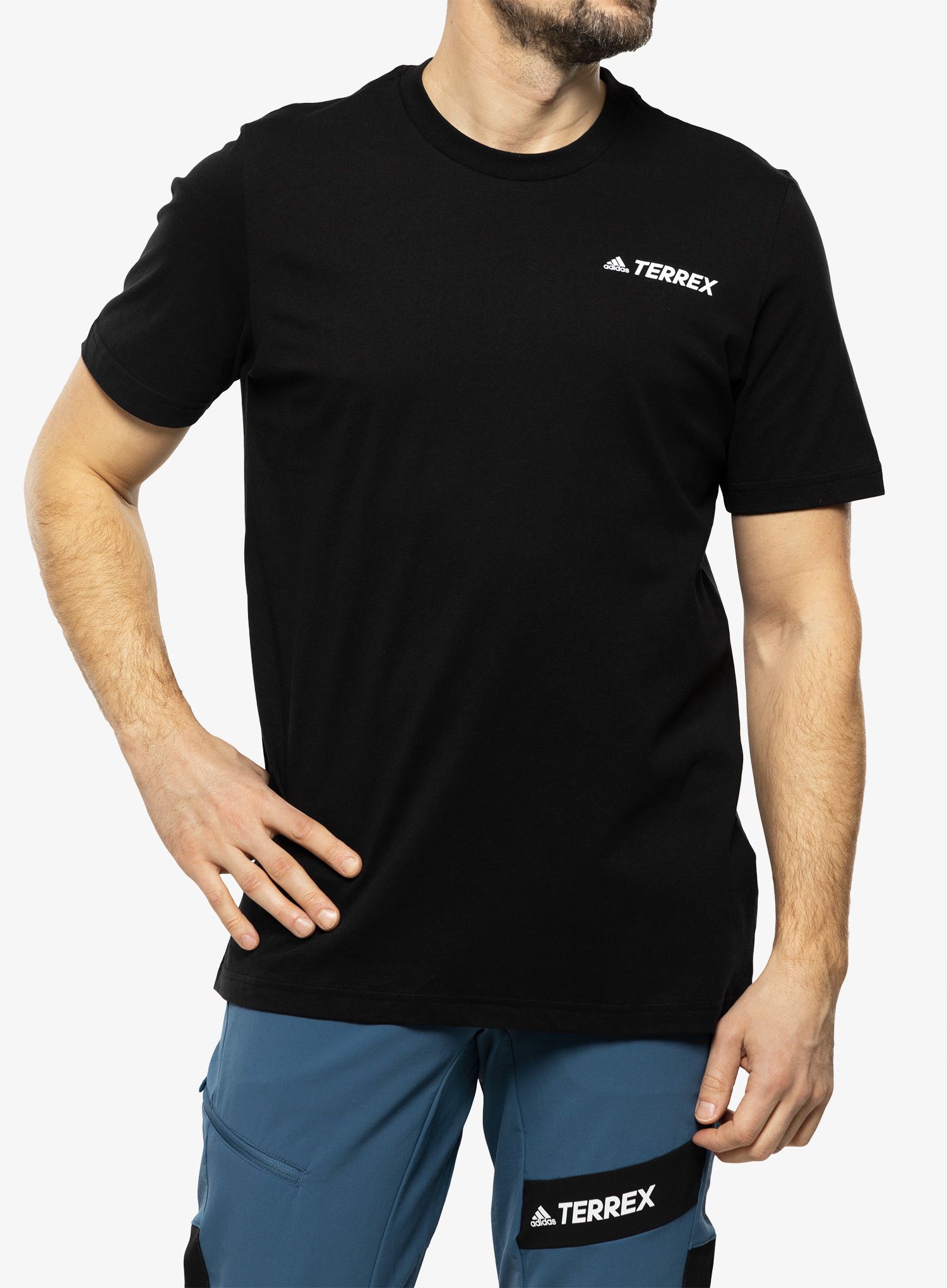 Koszulka męska adidas TERREX Mountain Graphic Tee - black