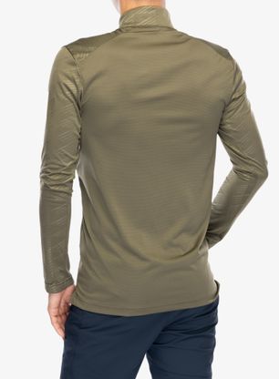 Bluza bez kaptura adidas TERREX Multi Half Zip Longsleeve Tee - olive strata
