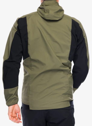 Kurtka skiturowa adidas TERREX Techrock GORE-TEX WINDSTOPPER Softshell Jkt - olive strata/black