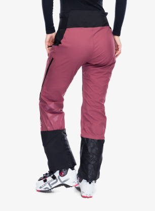 Spodnie skiturowe adidas TERREX Techrock Tour Softshell Pants - black/quiet crimson
