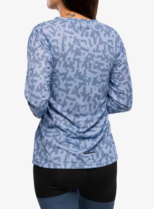 Bluza do biegania damska adidas TERREX Trail Running Longsleeve - blue dawn/wonder steel