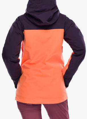 Kurtka narciarska damska adidas TERREX Xperior 2L Insulated RAIN.RDY Jacket - amber tint/aurora black