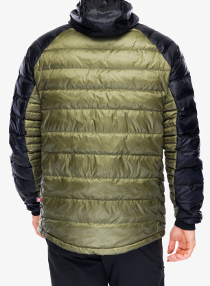 Kurtka puchowa adidas TERREX Xperior COLD.RDY Down Hooded Jkt - olive strata/black