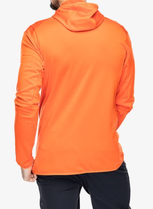 Bluza trekkingowa adidas TERREX Xperior Light Fleece Hooded Jacket - semi impact orange