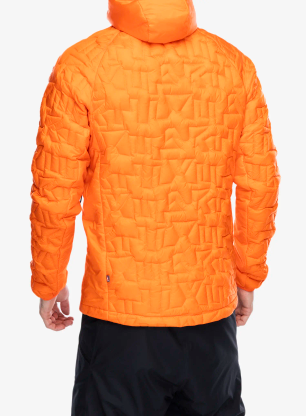 Kurtka ocieplana adidas TERREX Xperior PrimaLoft Loose Fill Insulated Hooded Jkt - semi impact orange