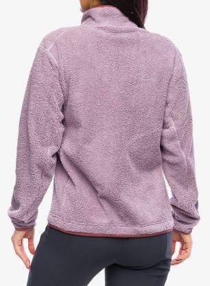 Polar damski adidas TERREX Xploric High Pile Fleece Pullover - preloved fig