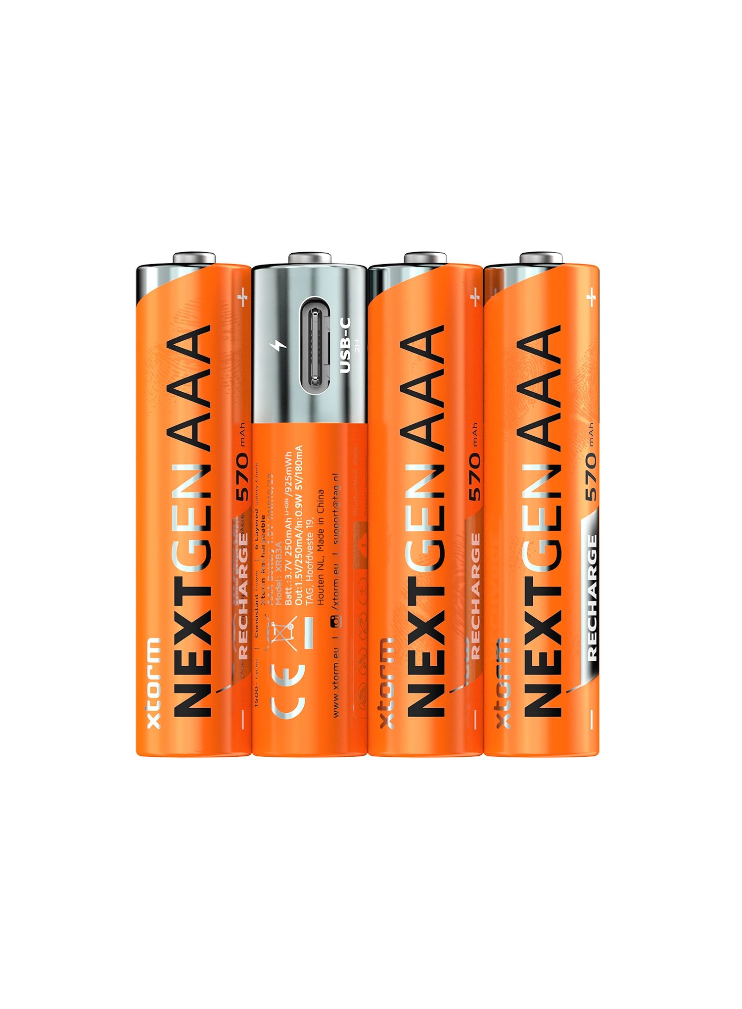 Xtorm NexGen AAA USB-C 4 Pack