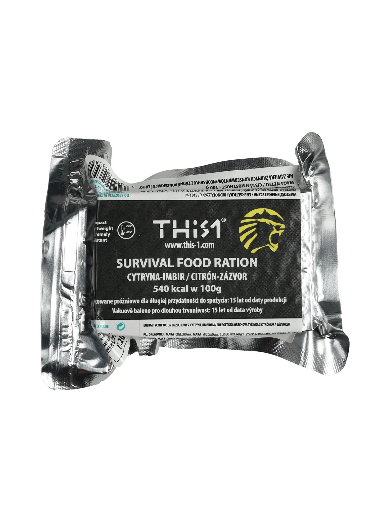 This-1 Survival Bar - nuts/lemon/ginger