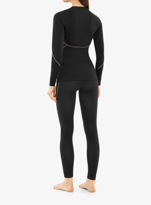 Bielizna termoaktywna damska Viking Base Layer Etna 2.0 Set - black/purple