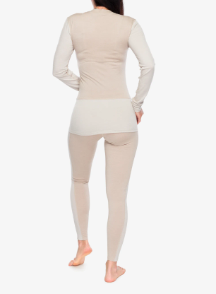 Bielizna termoaktywna damska Viking Base Layer Novena Set - beige