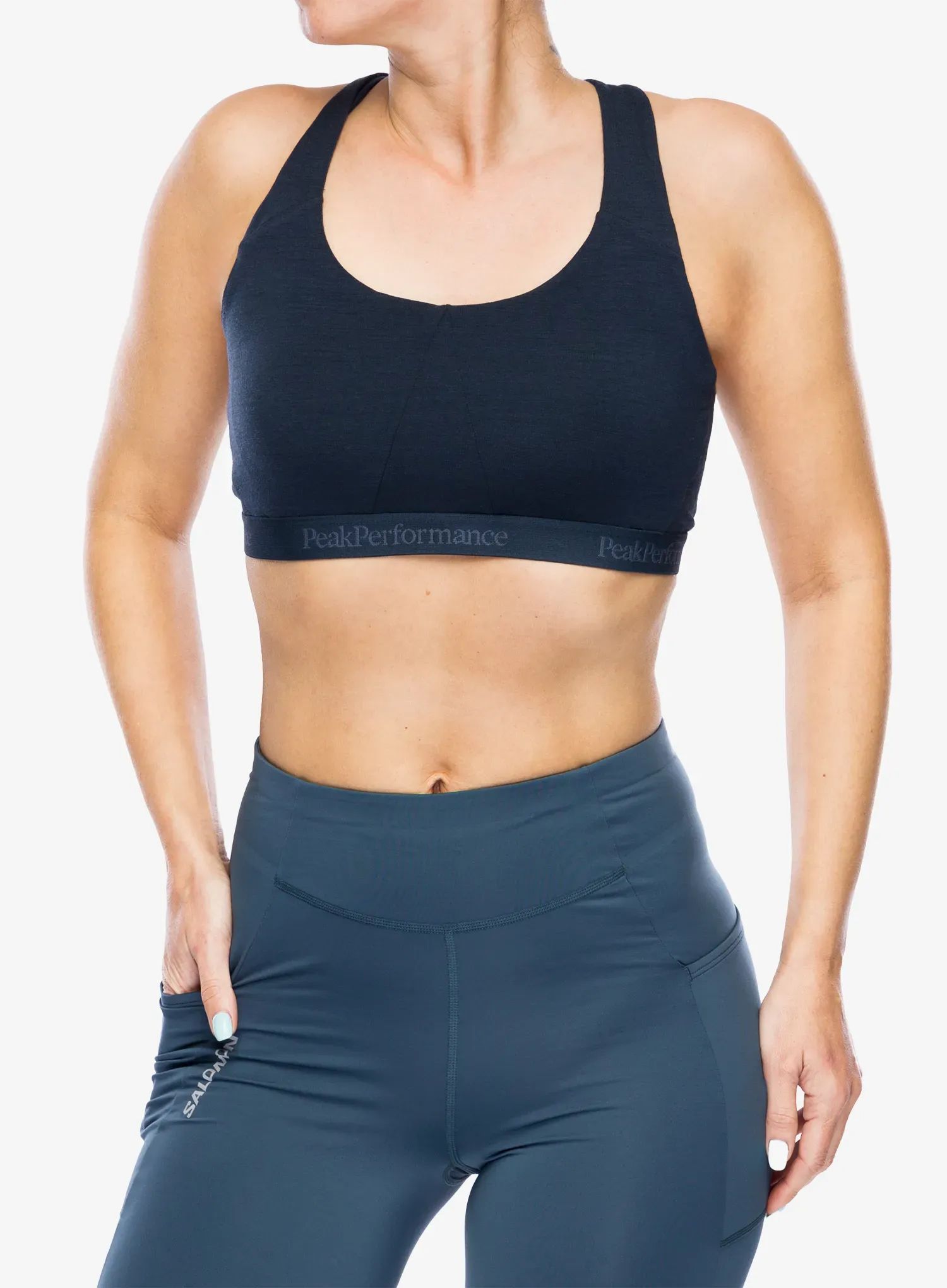 Sportovní podprsenka Peak Performance Magic Top - blue shadow
