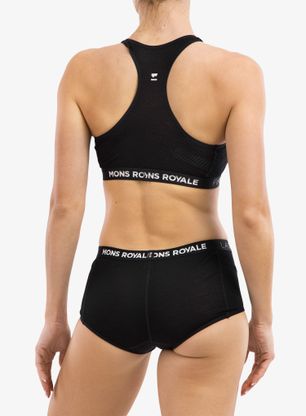 Biustonosz sportowy Mons Royale Sierra Sports Bra - black