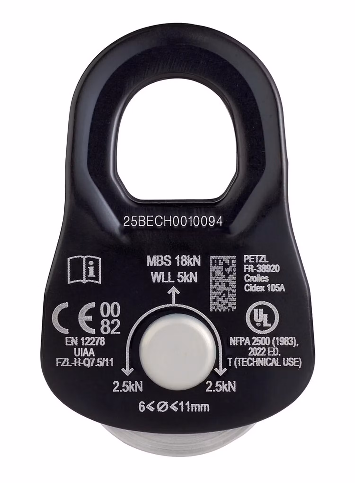 Bloczek Petzl Rescue S - black 