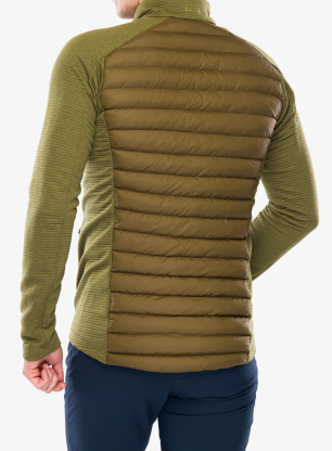 Bluza bez kaptura Berghaus Hottar Hybrid Jacket - bark/oak moss marl