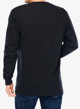 Bluza bez kaptura Carhartt Workwear Pocket T-Shirt L/S - black