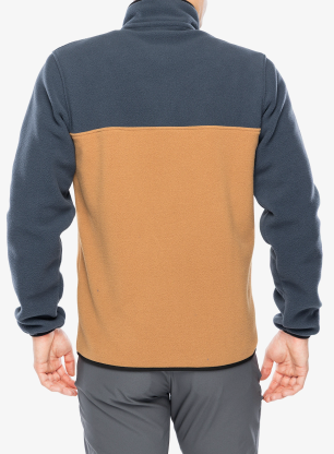 Bluza bez kaptura Patagonia Lightweight Synch Snap-T Pullover - deer brown