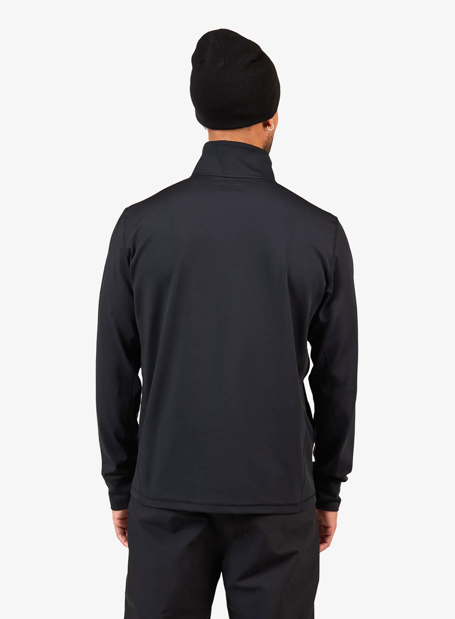 Bluza bez kaptura Rossignol Mid Layer Stretch Half-Zip - black