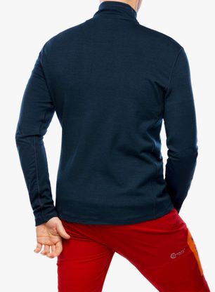 Bluza bez kaptura Super.natural Adventure Track - blueberry