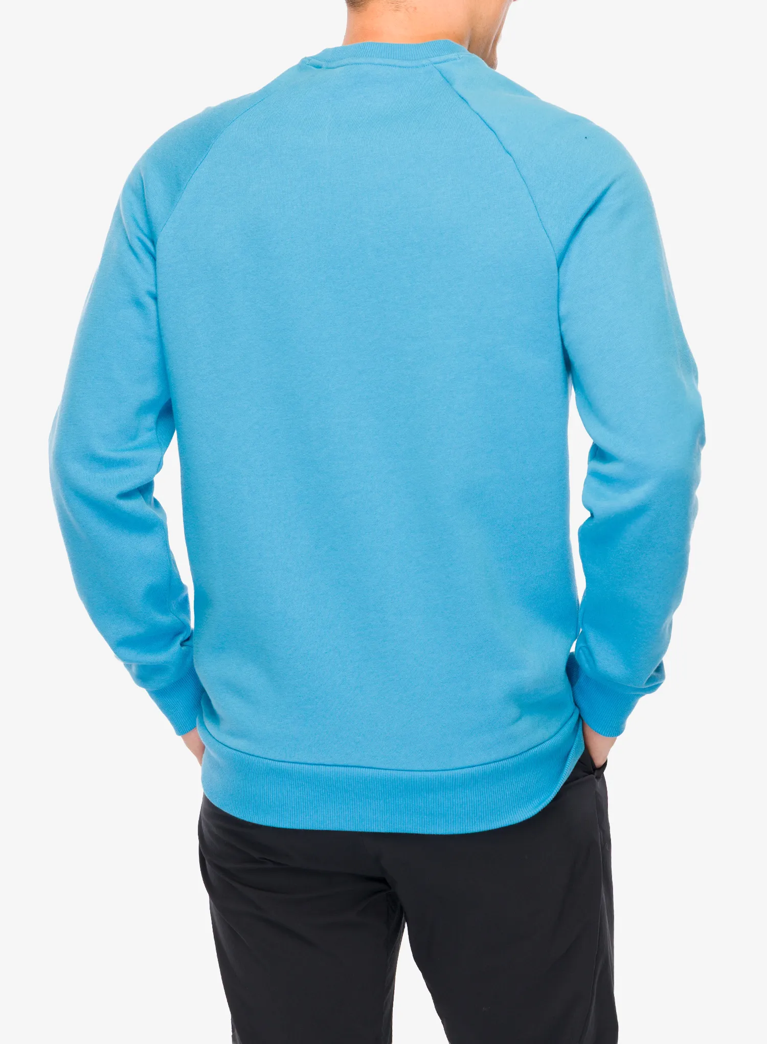 Bluza bez kaptura Under Armour Rival Fleece Crew - ether blue/white