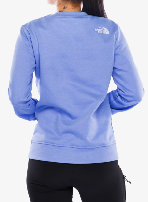 Bluza damska bez kaptura The North Face Drew Peak Crew - virtual blue/tnf white