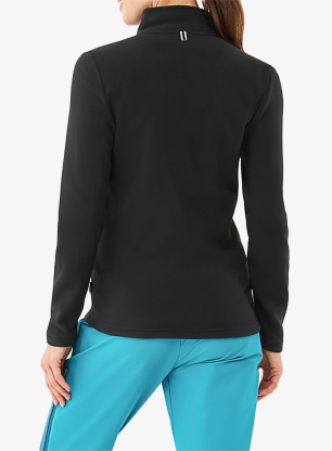 Bluza damska bez kaptura Viking Midlayer Fleece Tesero Polartec - black