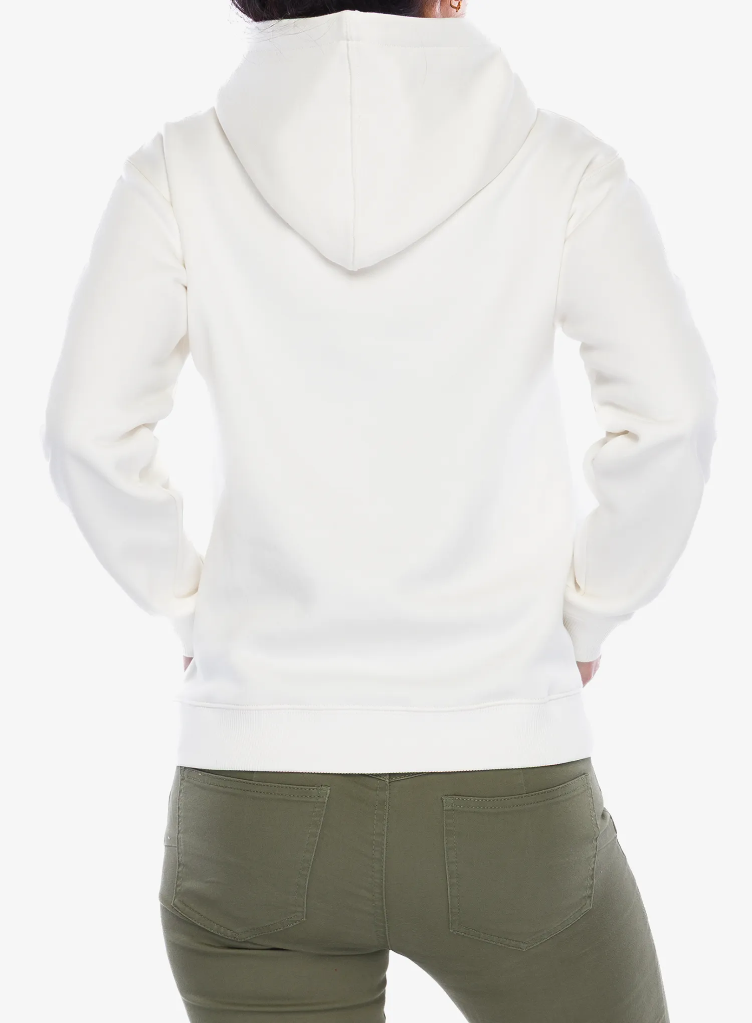Bluza damska Black Diamond Mini Stacked Pullover Hoody - off white