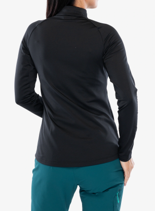 Bluza damska Odlo Essential Light Mid Layer 1/2 Zip - black