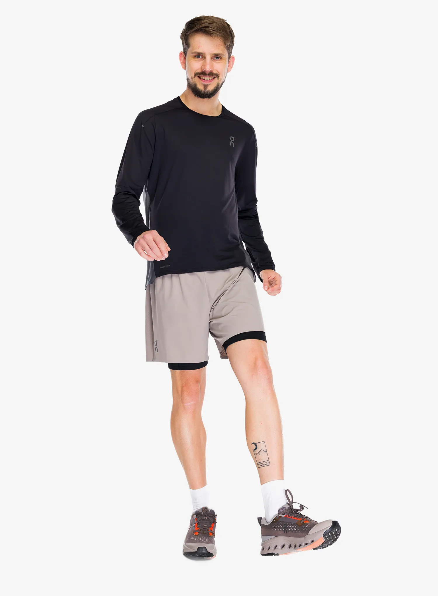 Bluza do biegania On Performance Long-T - black/eclipse