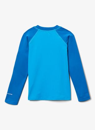Bluza dziecięca Columbia Sandy Shores Long Sleeve Sunguard - blue/bright indigo