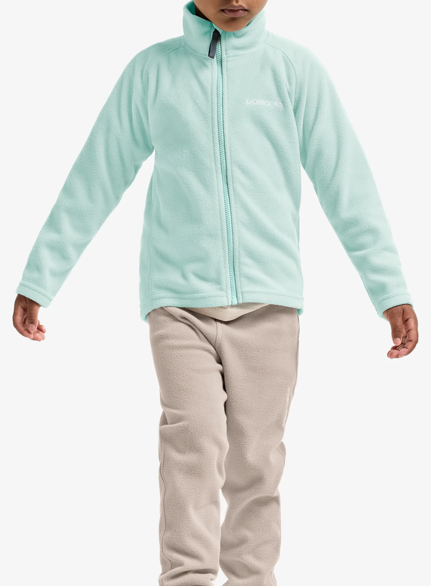 Bluza dziecięca Didriksons Monte Full Zip - ocean mint