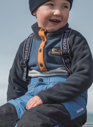 Bluza dziecięca Didriksons Monte Half Button 4 - cloud blue