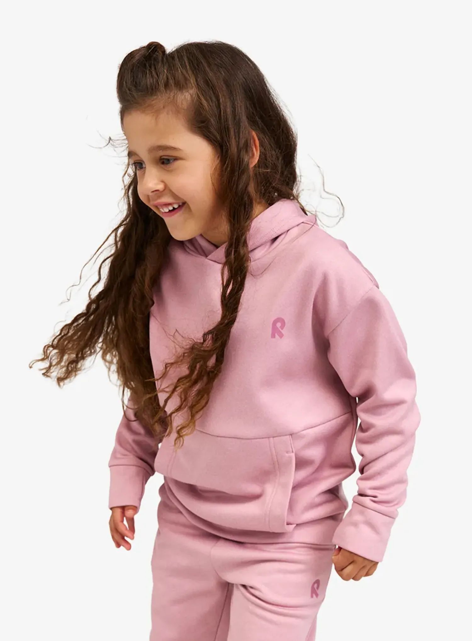 Dětská mikina Reima Reila - grey pink