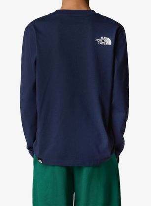 Bluza dziecięca The North Face Easy L/S Tee - summit navy