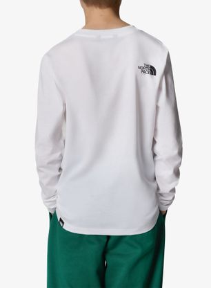 Bluza dziecięca The North Face Easy L/S Tee - tnf white