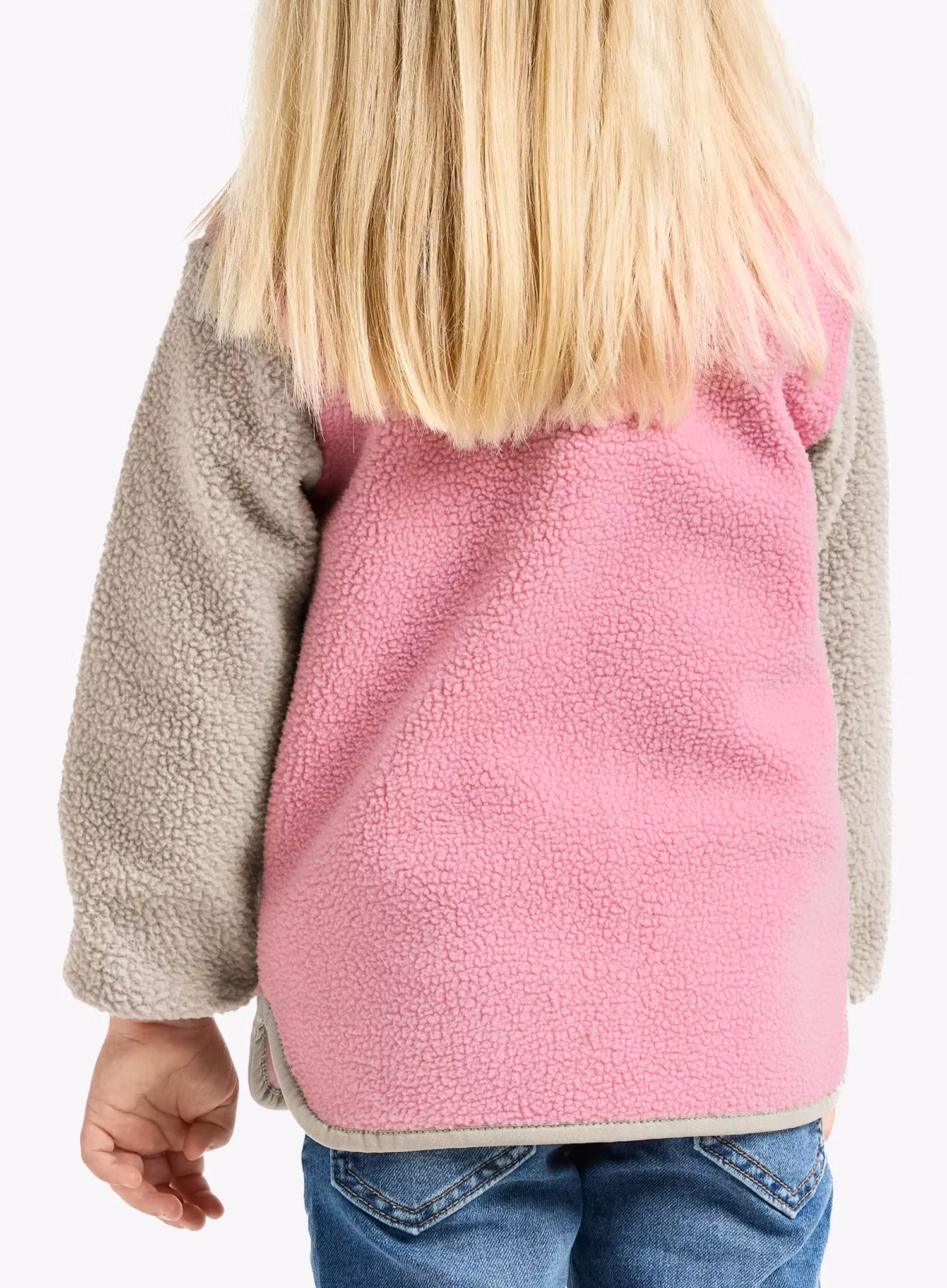 Bluza dziewczęca Didriksons Anten Fullzip - light heather pink